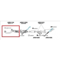 Alfa 155 2.5i 16v Kat*tubo Colector
