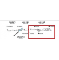 Alfa 145/146 2.0 16v 95-96*silencia Tras