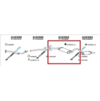 Audi 80 84-*Escape Del (1.6/9)