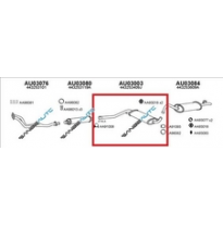 Audi 100 1.8/9 2.0 82-*Escape Del