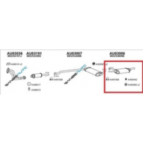 Audi 80 86-*Sil Tras