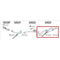 Audi A4 Tdi Kat Del. 1/95-7/96*sil. Tras