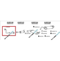 Audi A4 Tdi Kat Del. 2/96-*Sil. Tras
