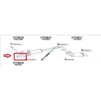 Citroen Visa Ii*tubo Coletor Izq.