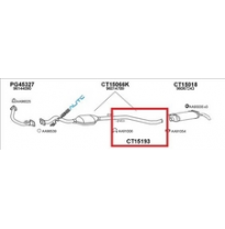 Citroen Ax 1.4i Kat -95*tubo Interno