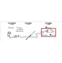 Citroen C3 1.1i 2002-*Escape Tras