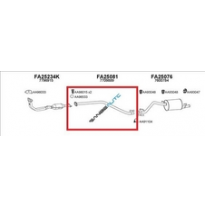 Fiat Panda Kat 92-* Tubo Medio