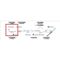 Fiat Punto 55 93-* Tubo Colector