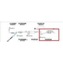 Fiat Punto 60/75 * Silenciador Trasero