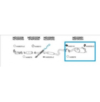 Honda Civic Kat 1.6 91-*Escape Tras