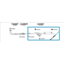 Lancia Delta 1.4i Kat 93-*Escape Tra