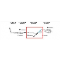 Lancia Lybra 1.6/8/2.0 99-*Tubo Frente