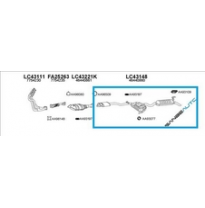 Lancia Delta 2.0 16v 95-96*sil Tras
