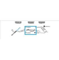 Mercedes 200/220 Kat 92-*Escape Tras