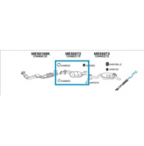 Mercedes 200 220 2.0/2.2 Kat*silen Del