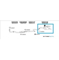 Nissan Primera 90-*Lx*sil. Tras (1.6)