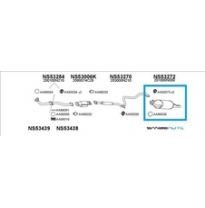 Nissan Almera 1.4/1.6i 96-*Silenc Tras