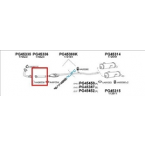 Peugeot 206 1.4 98-*Tubo Frente