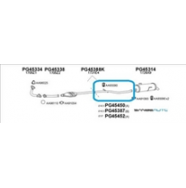 Peugeot 206 1.1/4 Kat 98-*Tubo Interno