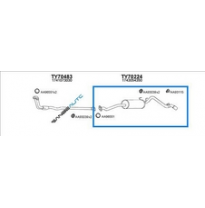 Toyota Hilux Ln85 85*silencioso Tras