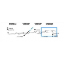 Volkswagen Golf 1.8 84-91*sil.Trasero
