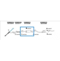 Vw Polo 84-*Escape Medio