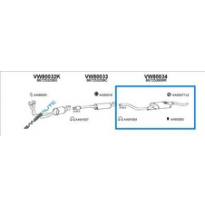 Vw Polo 1.0/1.3 08/84-08/92*sil Tras
