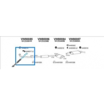 Vw Golf 1.8 85-*Tubo Colector