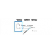 Vw Golf Kat 1.8 87-91*s/ Medio =Vw80084