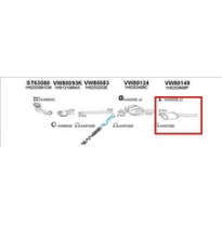 Vw Vento 2.0 92-*Escape Tras