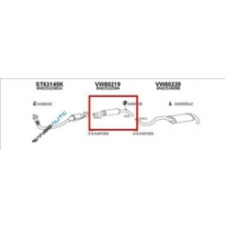 Vw Polo 95-* Escape Del