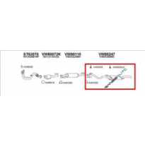 Vw Golf Iii 1.4i 93-*Escape Tras