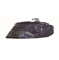 Audi A4 07-*Faro Izq Electrico Negro D3s Led (Xenon)