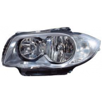 Bmw S/1 E87 04-*Faro Izquierd C/Regulac Electric (Interior Negro)