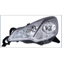 Citroen C3 10-*Faro Izq Con Regulacion Electrica H7/H1 Con Motor (Interior Oscuro)