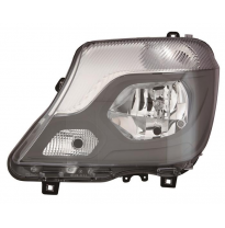 Mercedes Sprinter 14-*Faro Icon Regulacion Electrica Con Motor Interior Negro H7/H7