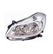 Renault Clio 05-*Faro Izq Con Regulacion Electrica(Interior Cromado) Con Motor