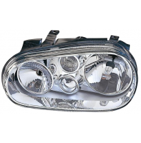 Vw Golf 97-*Faro Izq Con Regulac. S/Agujer Antiniebla