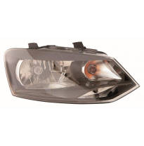 Vw Polo 09-*Faro Dch Con Regulacion Electrica H4 (Interior Negro) Tipo Valeo