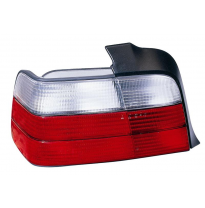 Bmw E36 91-*Piloto Tr Dch 4p(Blanco/Rojo)