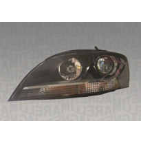Audi Tt 06-*Faro H7/H7 Con Regulacion Electrica Aro Negro Izq Magneti Marelli