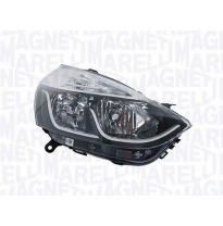Renault Clio Iv 2016.07-*Faro Dch Con Regulacion Electrica (Interior Cromado) H7/H1 Magneti Marelli
