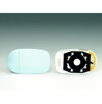 Alfa 166 98-*Cristal Espejo Izq Soporte Azul Ter As