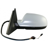 Audi A4 10-*Retrovisor Izq Termico Asferico Abatible Electricamente Con Piloto Para Pintar Con Memoria 14pin