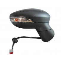 Ford Fiesta 13-*Retrovisor Dch Electrico Calefactado Con Piloto Para Pintar Asferico 6 Pins