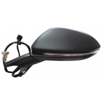 Vw Golf Vii 13-*Retrovisor Izq Electrico Calefactado Con Piloto Asferico Abatible Electricamente 8pin