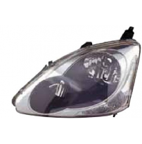 Honda Civic 04-05*faro Izq C/Regulacion Electrica (Interior Claro) 3/5p