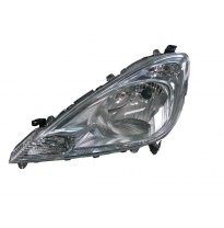 Honda Jazz 10-*Faro Izq Manual/Electrico Aro Cromado H4