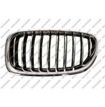 Rejilla Izquierda Cromada-Cromada/Negra - Mod. Luxury Line - Basis Bmw Serie 5 F10 2013-&gt;