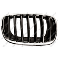 Rejilla Derecha Cromada Negra